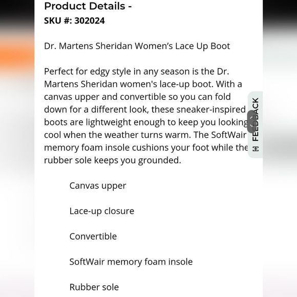 Dr. Martens Sheridan Lace-Up Boots- Pink - Picture 8 of 11